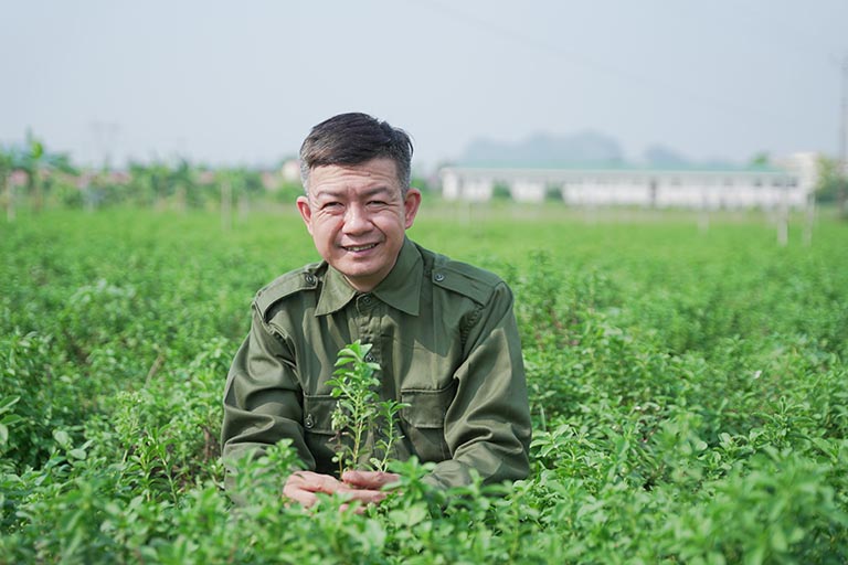 Đỗ Minh Đường đã phát triển được các vườn dược liệu, chủ động về nguồn nguyên liệu